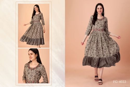 FG Violet By Fashion Gallaria Designer Kurtis Catalog